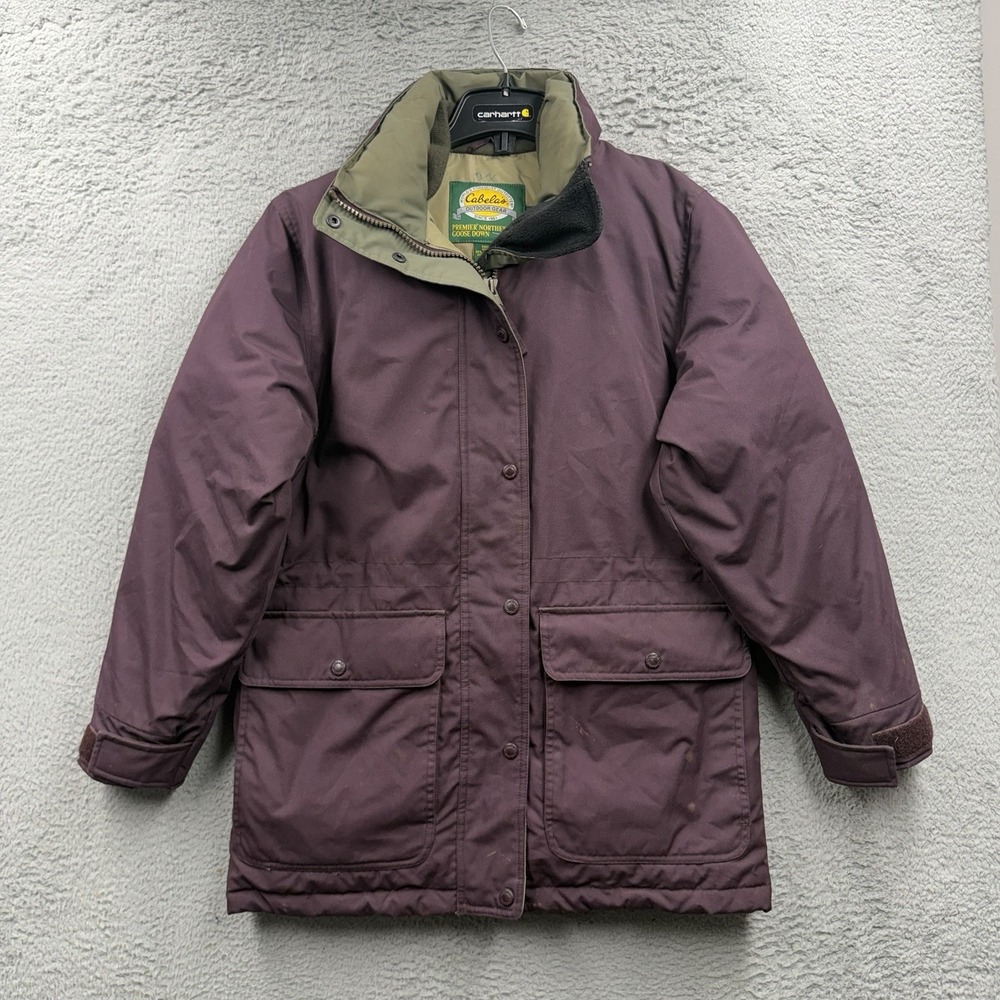 Cabela's Premiere Northern Goose Down Women's Jacket Coat Size Small